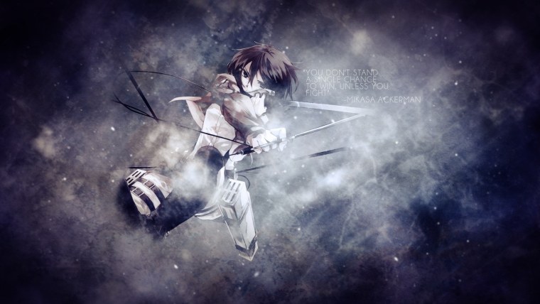 Attack on Titan Wallpaper 1920x1080 Mikasa