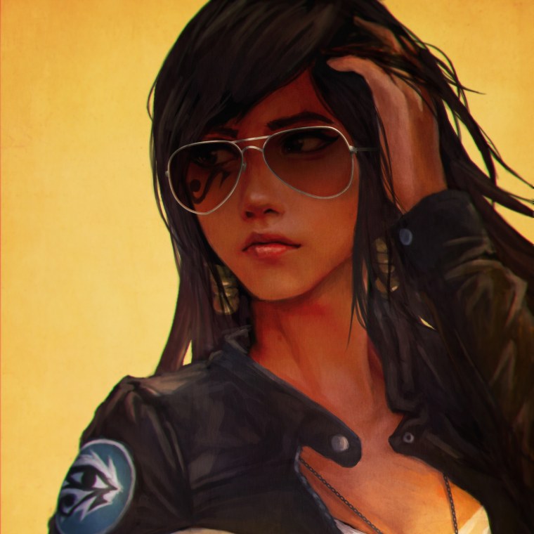 Крутые арты девушек