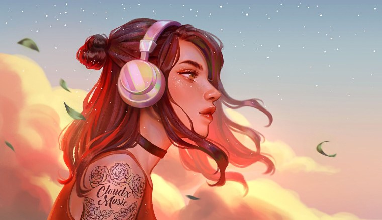 В капюшоне и маске