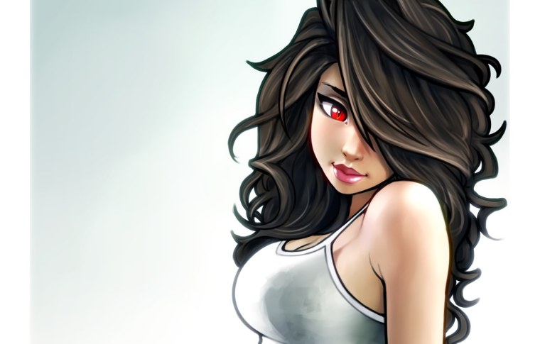 Девушка с автоматом