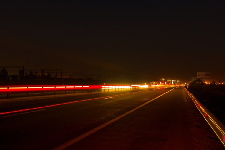 Дорога вечером