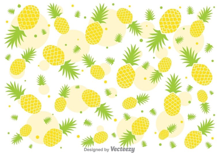 Паттерны с ананасами
