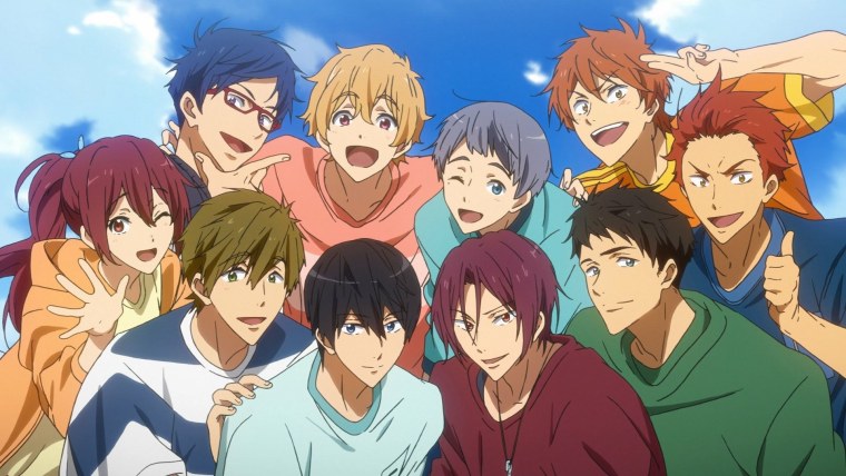 Вольный стиль аниме кадры