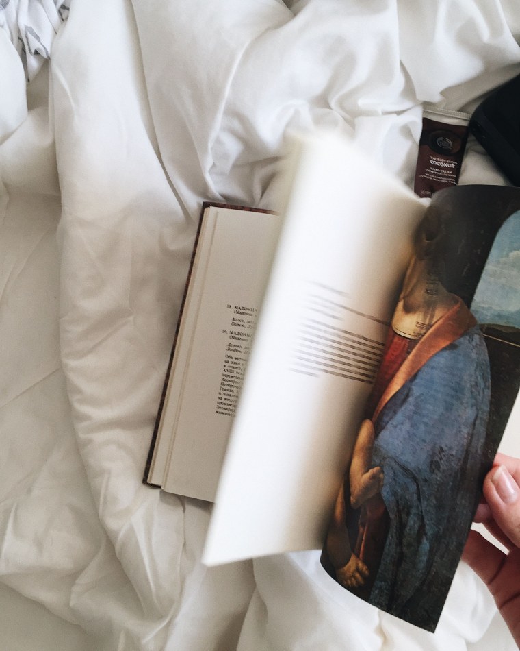 Чтение Эстетика бежевый серый