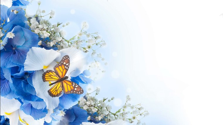 Фон с цветами