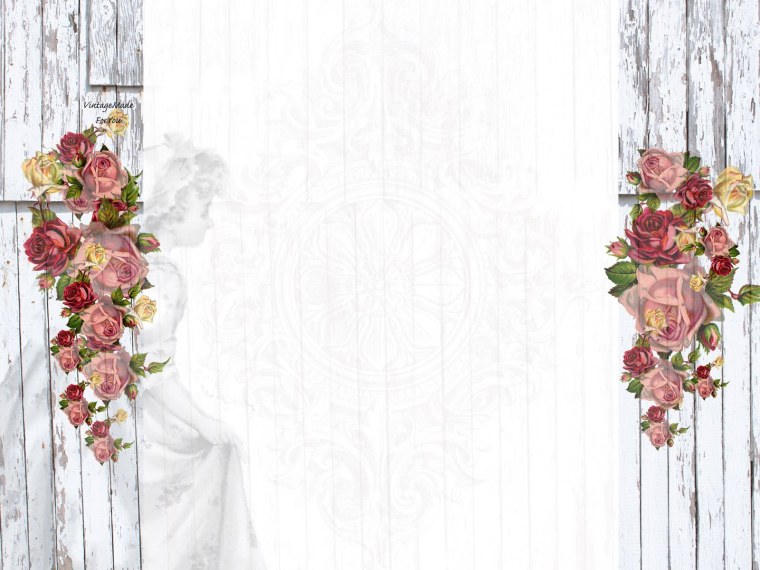 Винтажные фоны с цветами