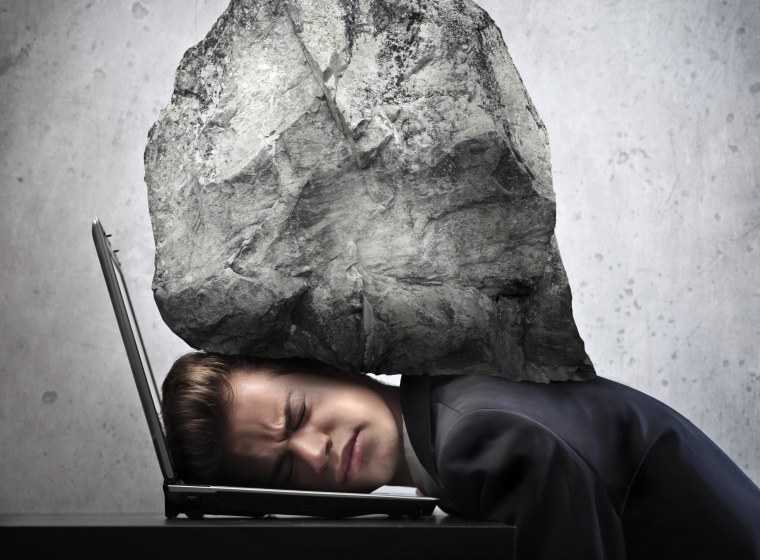 Человек камень