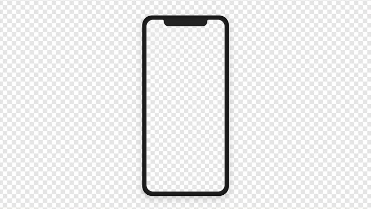Iphone x на прозрачном фоне