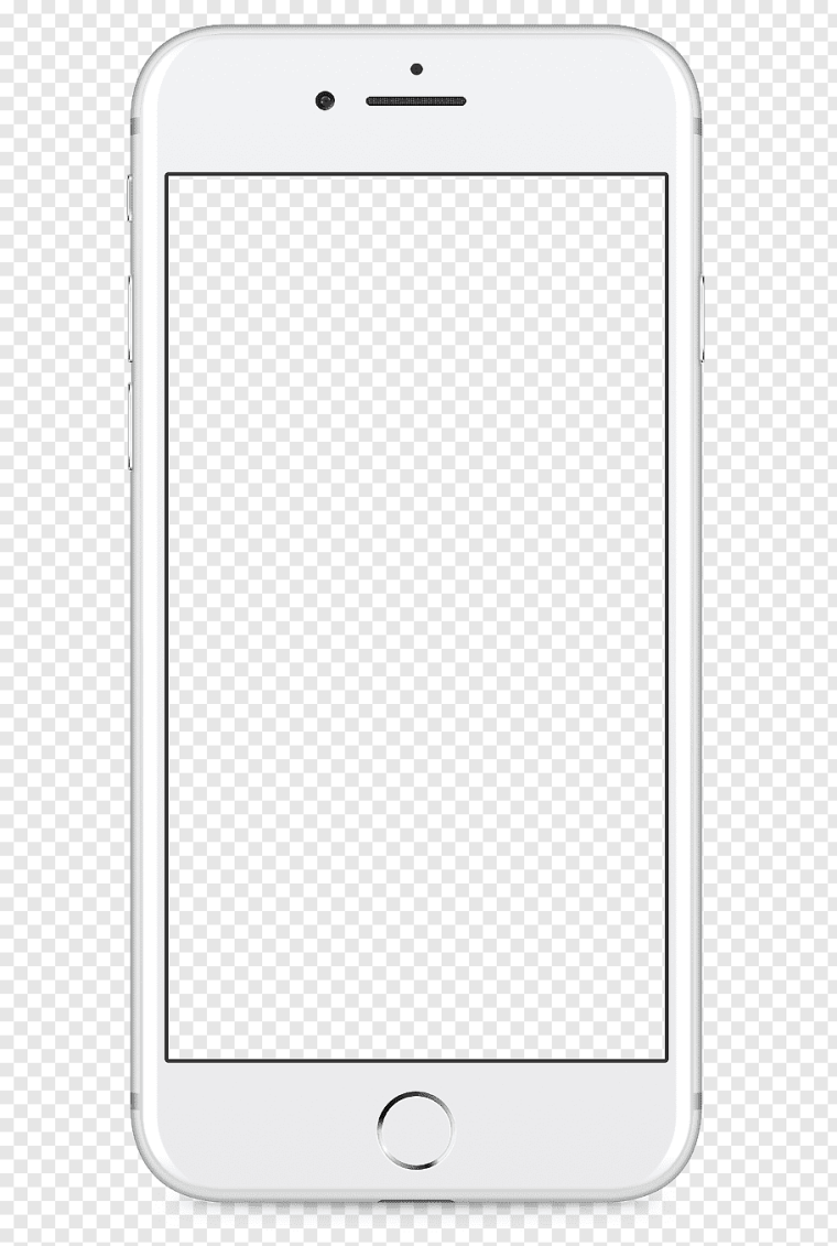 Смартфон на прозрачном фоне