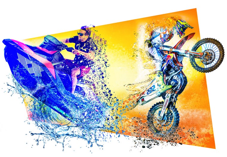 Мотокросс Графика