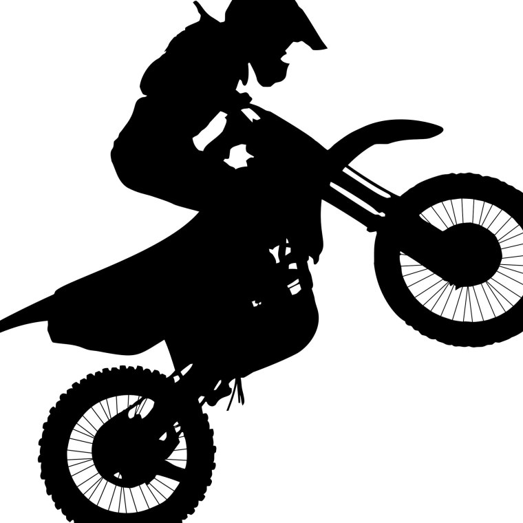 Мотоцикл эндуро вектор