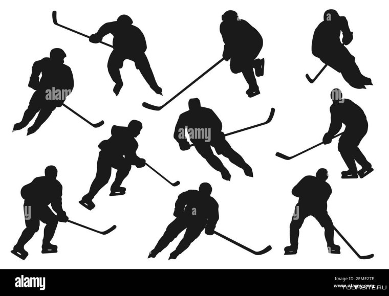 Хоккей черно белые