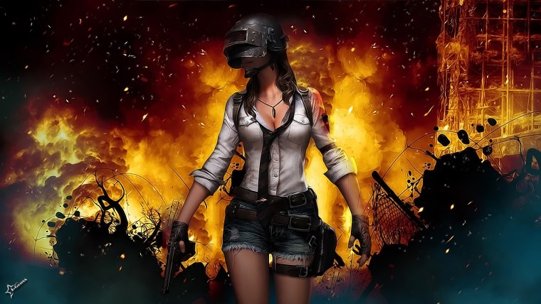 PUBG обои девушка