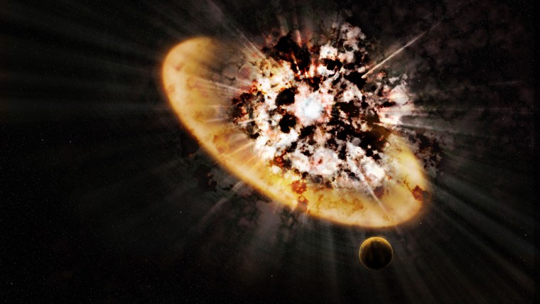 Взрыв в космосе