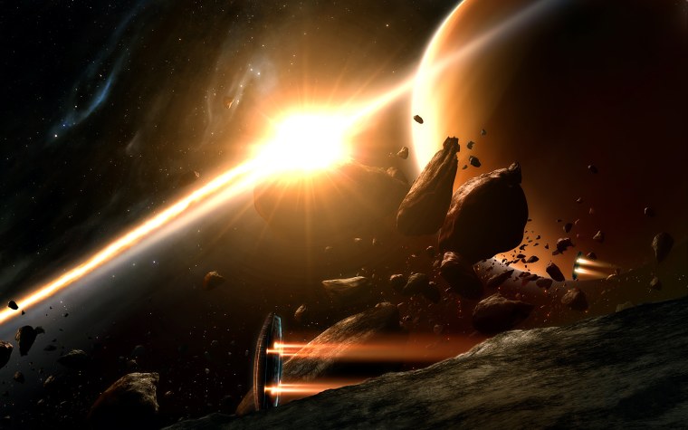 Взрыв в космосе