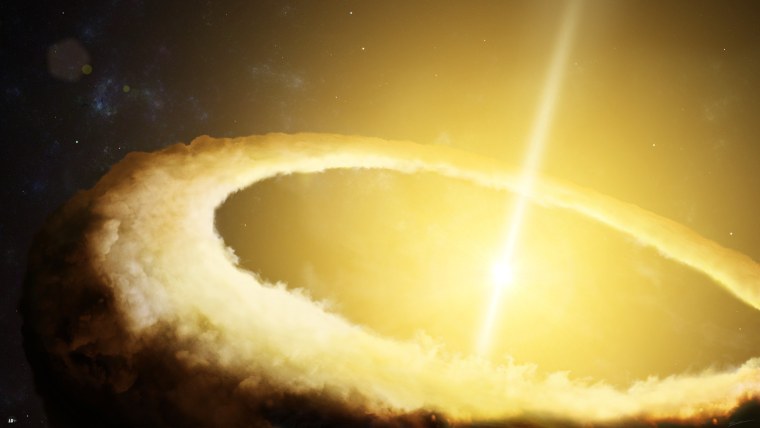 Взрыв сверхновой звезды Графика