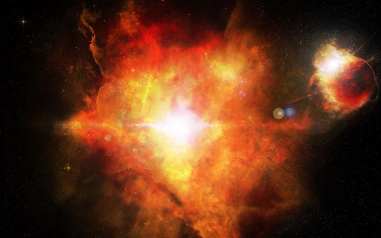 Взрыв в космосе