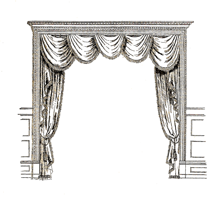 Сцена театра вектор
