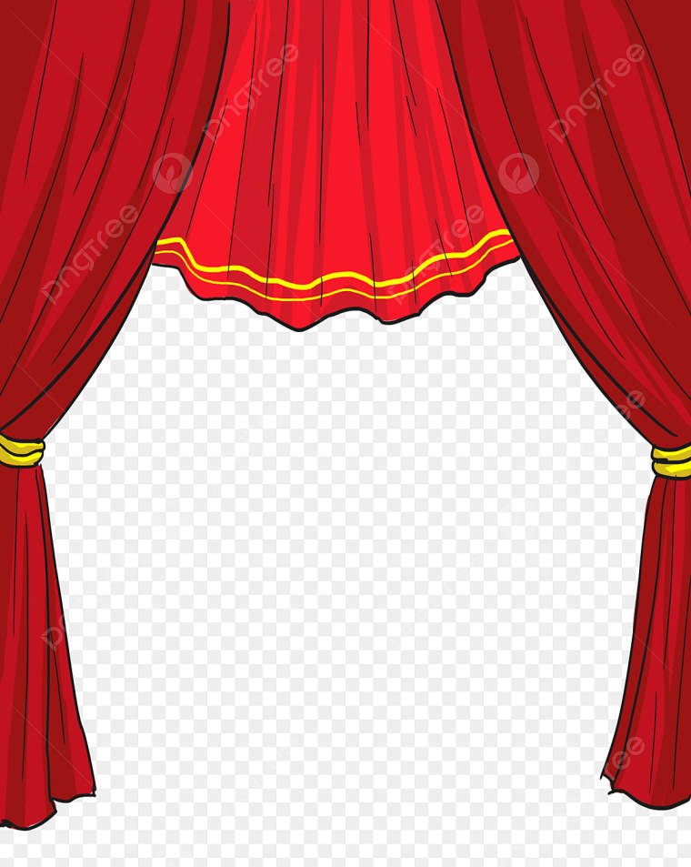 Занавес в театре рисунок
