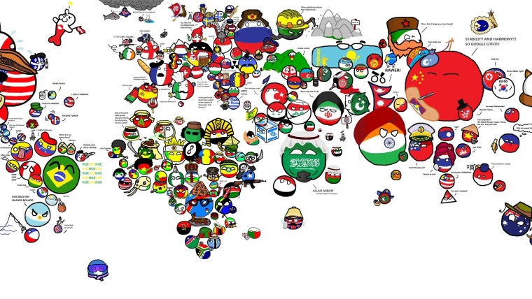 Polandball World Map 2021
