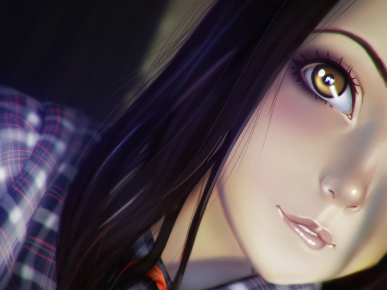 Девушка с желтыми глазами