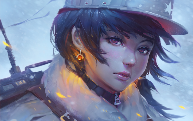 Девушка арт