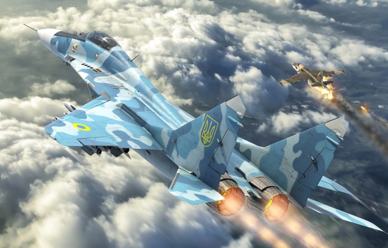 7234 Авиационная группа высшего пилотажа миг-29 "Стрижи"