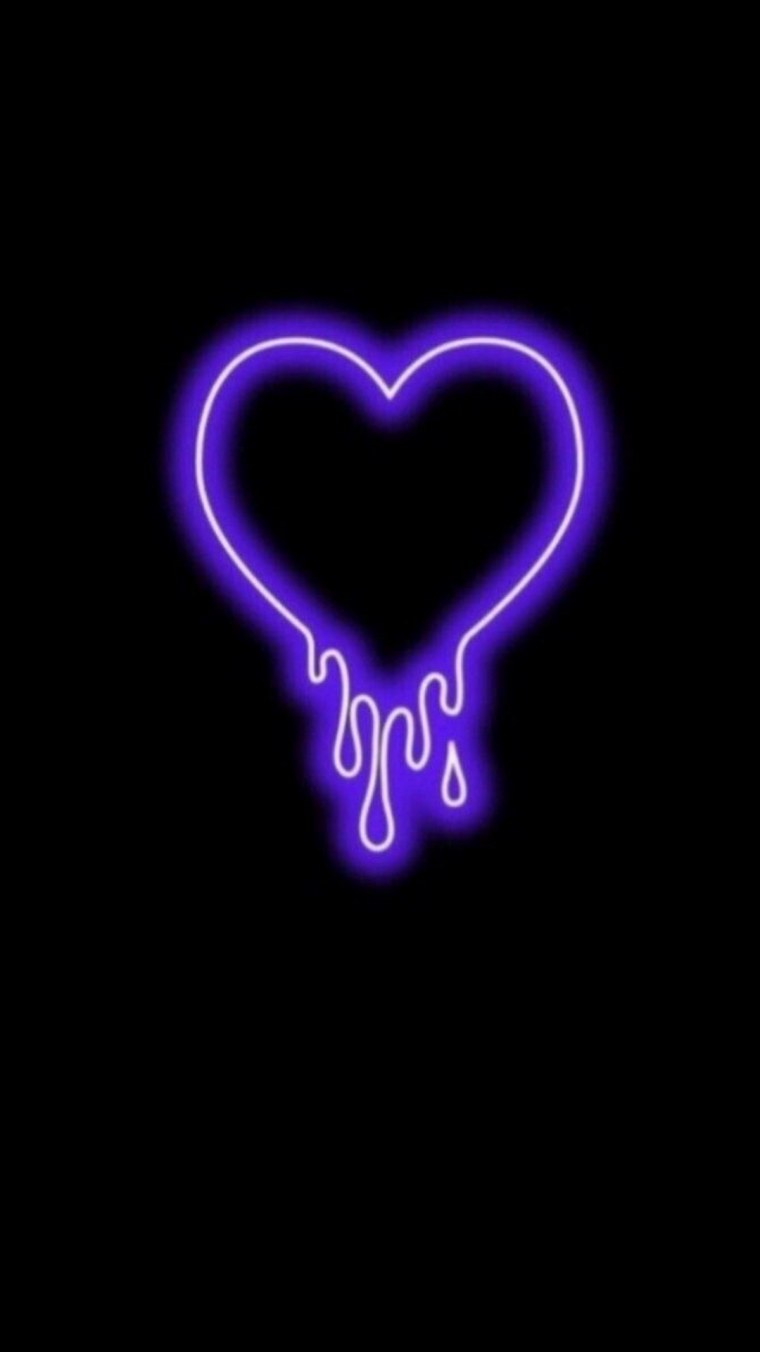 Много сердечек неон Gyu