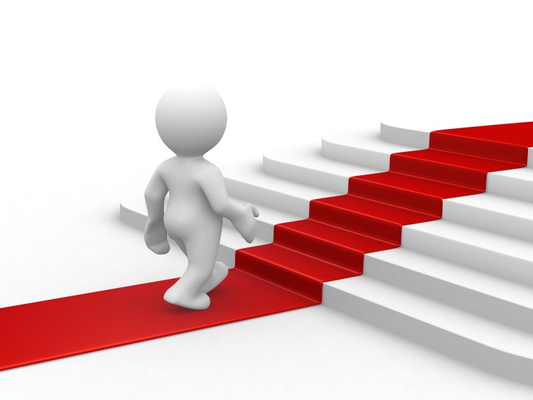 Человечек на лестнице