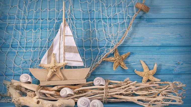 Декор в морском стиле