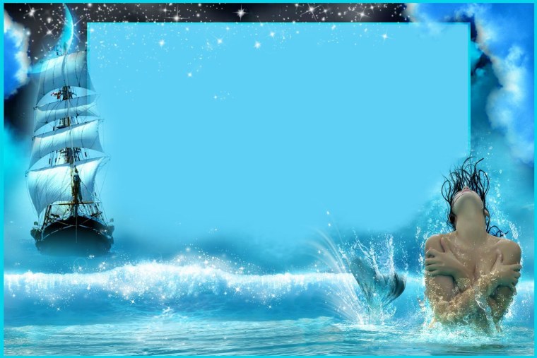 Рамка морская тематика