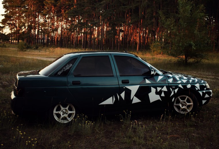 ВАЗ 2112 купе хаки