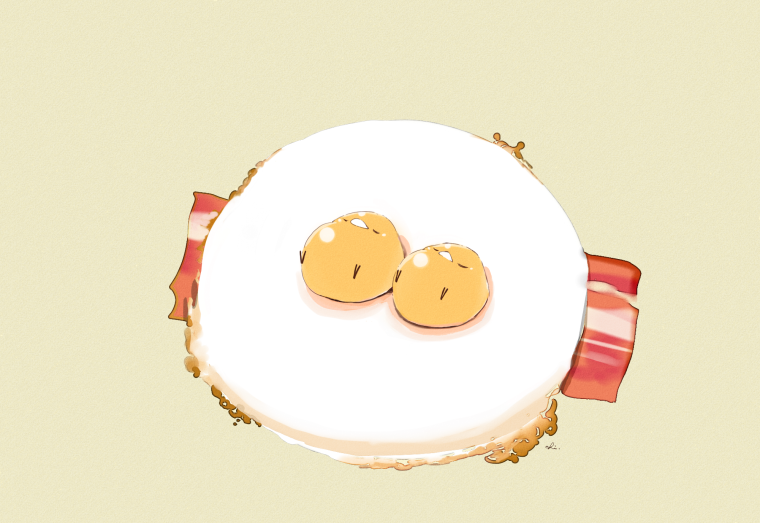 Бекон милые арты