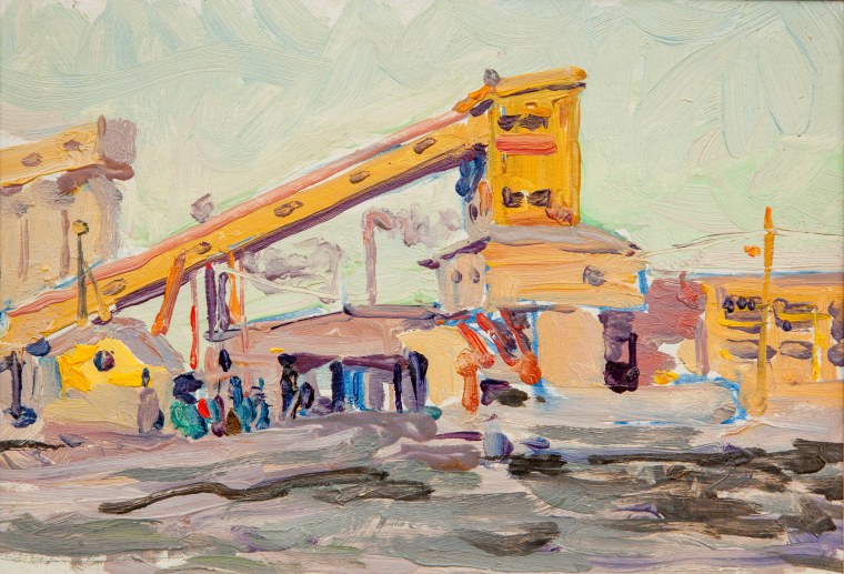 Стройка живопись