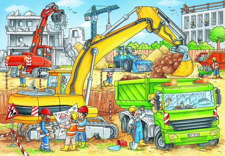 Пазл Ravensburger стройплощадка