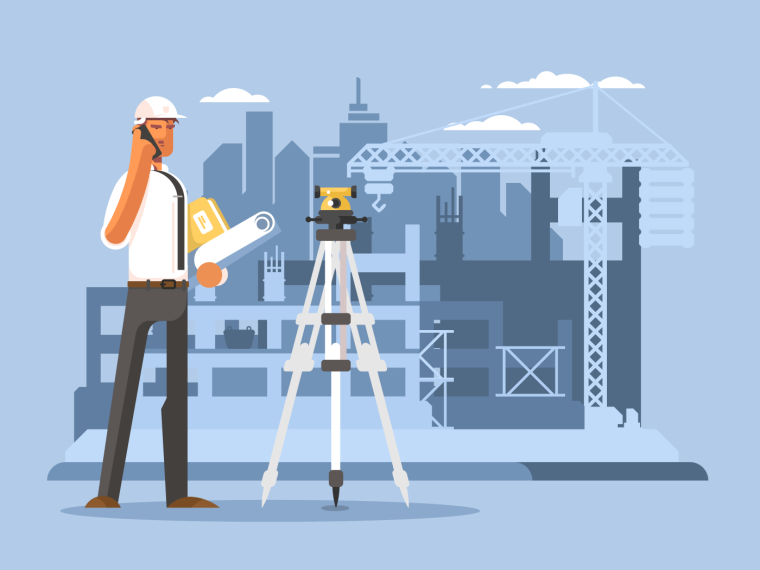 Силуэт геодезиста