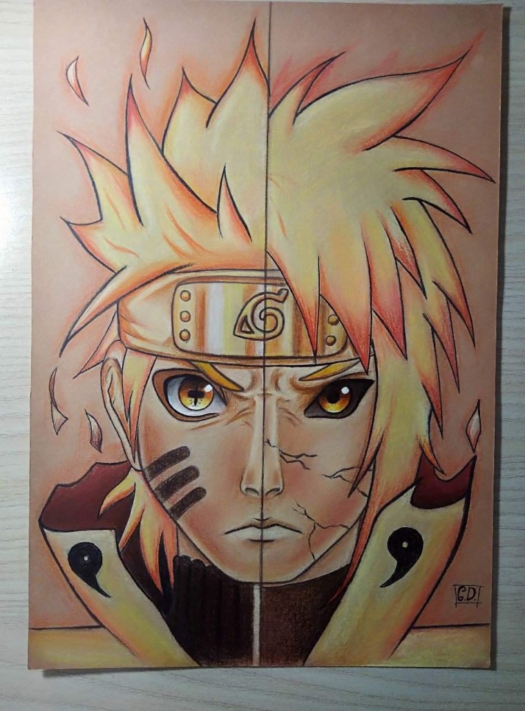 Курама Минато и курама Наруто