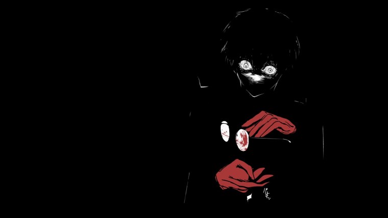 Канеки Кен черный Бог смерти обои