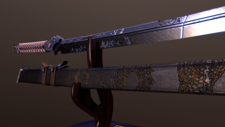 Катана Зеро клинок