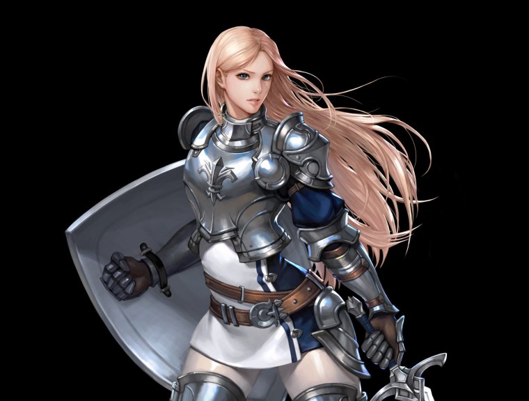 Фэнтези девушка с мечом