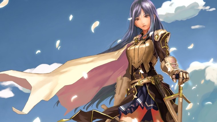 Девушка с алебардой