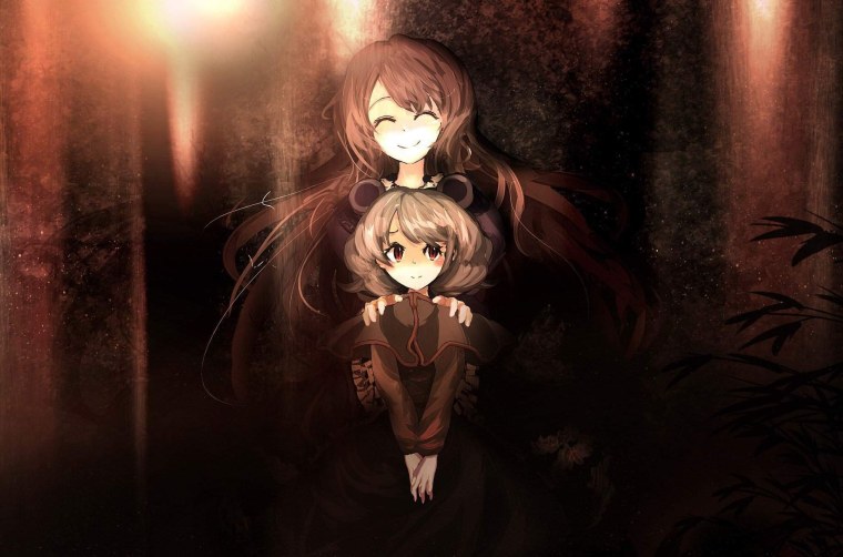 Аниме девочка коричневая