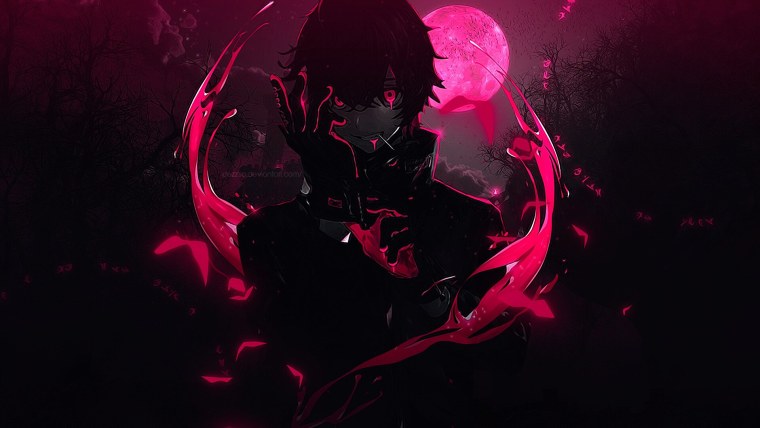 Обои в стиле аниме темные