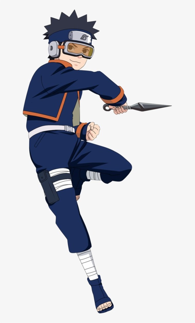 Обито Учиха в детстве в полный рост