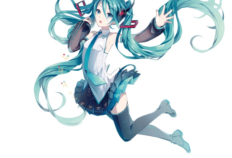 Мику Хацунэ без фона