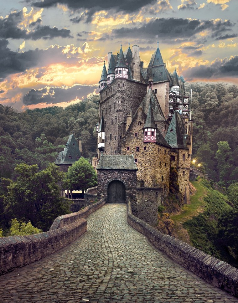 Burg Eltz Германия Хогвартс