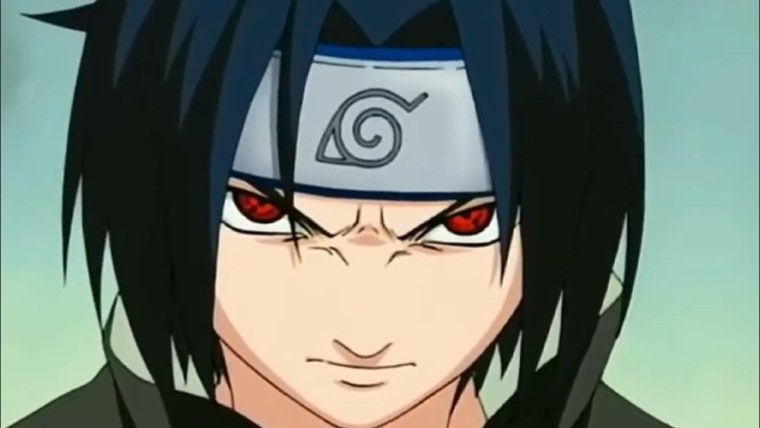 Саске в детстве с шаринганом