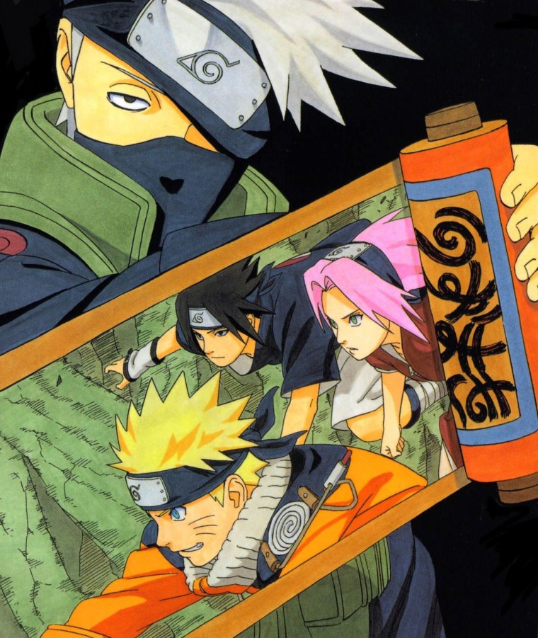 Саске Какаши Наруто Сакура и Какаси