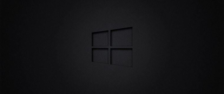 Черный фон Windows