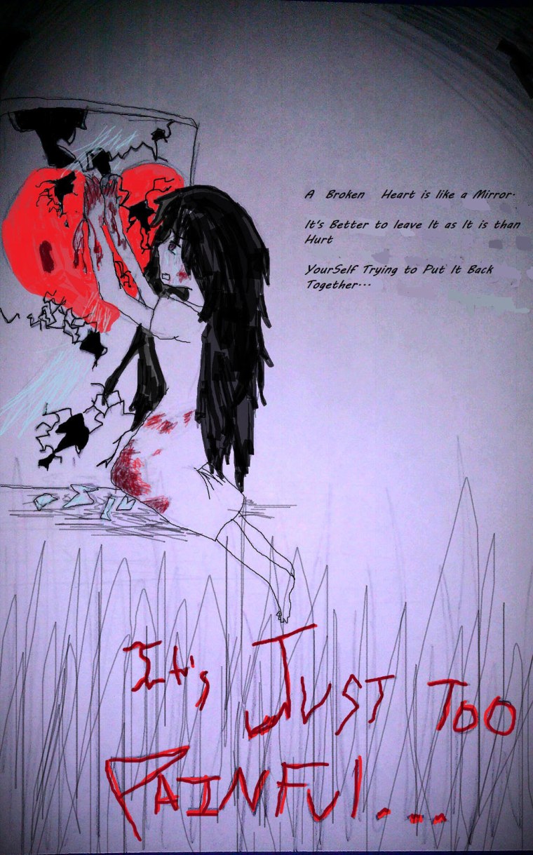 Слёзы с разбитым сердцем